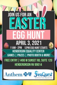 1st Annual Easter Egg Hunt @ Henderson Equality Center