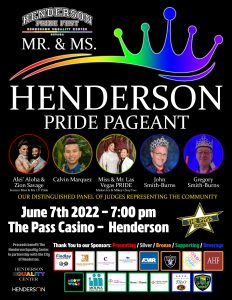 Mr. & Ms. Henderson Pride Pageant @ The Pass Casino
