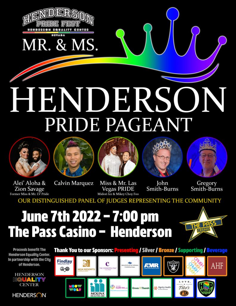 Mr. and Ms. Henderson Pride Fest - Henderson Pride Fest