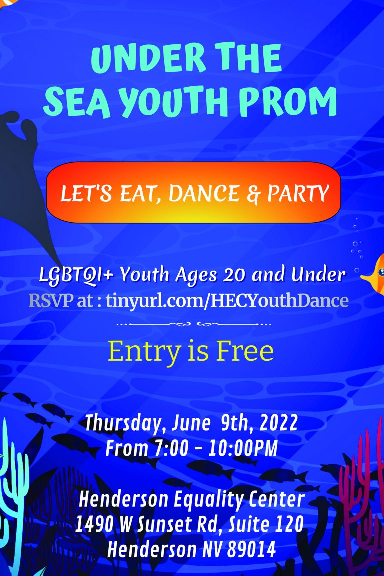 Under the Sea Youth Prom - Henderson Pride Fest