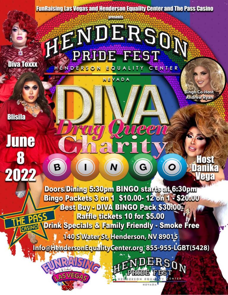 Pride Family Bingo - Henderson Equality Center