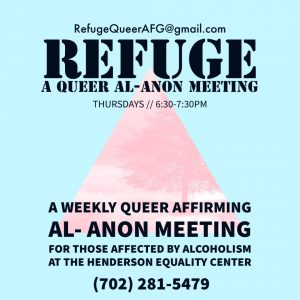 Refuge - A Queer Al-Anon Meeting Group @ Henderson Equality Cetner