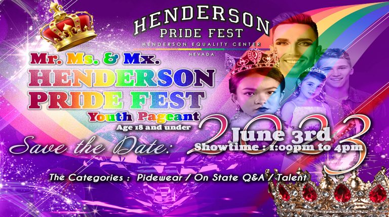 Mr. Ms. MX. Henderson Pride Fest Youth Pageant
